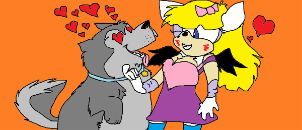Wolfie and Brandy