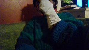 got new sweater and i got arm warmers