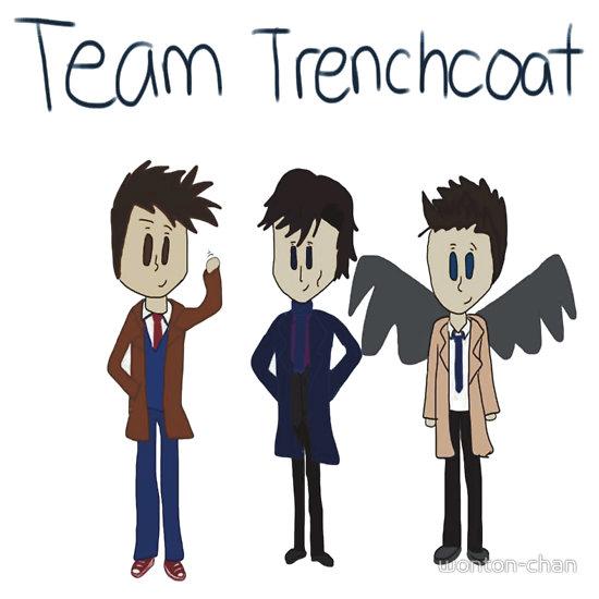 TEAM TRENCH COAT FOR LIFE tbh, they all look faboulouso in trech coats