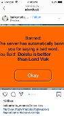 I hope no one kills me, but who is Lord Vuk?