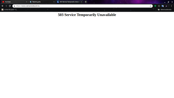 The website is down.