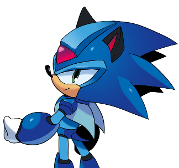 A dream that comes true! Megaman X and Sonic fused together!