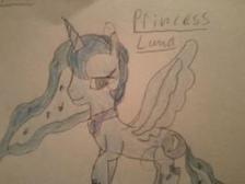 This was my attempt to draw Luna I kind of got her color wrong