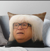 My friend asked for a Danny devito pillow XD so I sent her this