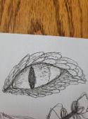 I got better at drawing dragon eyes :D
