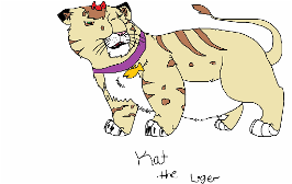 Kat the Liger for @PikachuKitty