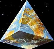 Earth is in fact, a pyramid.