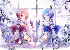 Ram and Rem are just too cute~♡ *squeals and glomps*