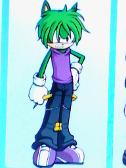 If Beastboy from Teen Titans was a mobian
