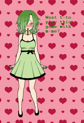 Shy BeCkY + Pastel Green Dress + Pocky = This