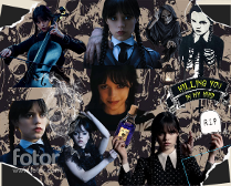 Middle School wallpaper I made of Wednesday Adams