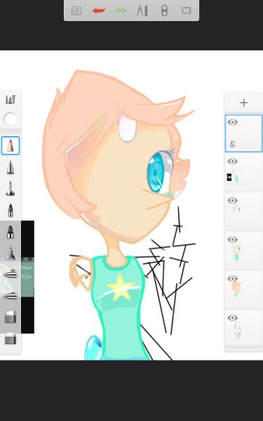 More progress on my pearl painting