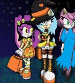 Trick or Treating with Sapphire and Yamilette