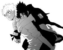 Naruto is *determined* to bring Sasuke home (just look at that hand tie for Sasuke)
