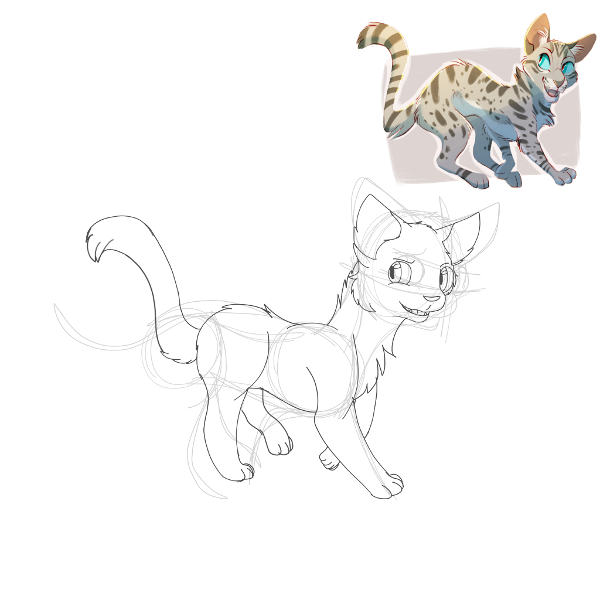 Random cat (I used finch's art as a ref don't kill me--)