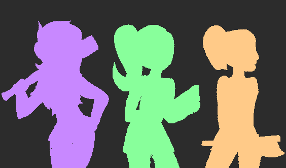 Take a guess who's silhouettes these are owo
