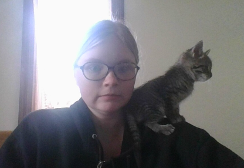 Send help... my cat thinks that it is a parrot