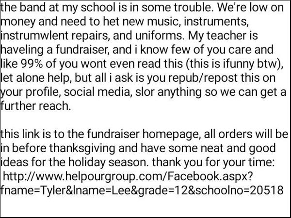 Star/share to help this guy out, as a band student I know how this feels.
