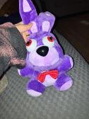 GOT BONNIE PLUSH FROM SANTA (santa hid it in the tree and bonnie looks acoustic)