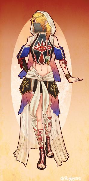 I really like this outfit on Sheik,,