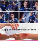 XD that must have really Burn!