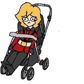 Have a Guard in a baby buggy--