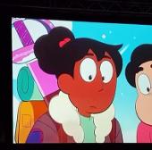 connie be looking like lafayette with her hair up