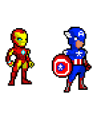 Captain America and Iron man.