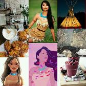 Modern Day Pocahontas Collage