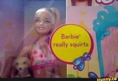 Barbie no......