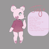 i drew myself as an ACNL character!! i was too lazy to shade it lol