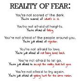 Reality of Fear