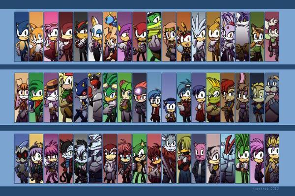 All sonic characters! X3
