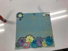 Finished my frame in scrapbook club