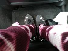 Kleets and socks. We might not win a game, but we have best fashion