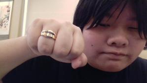 I haven't uploaded myself in a while xD- but yes, my ring :>