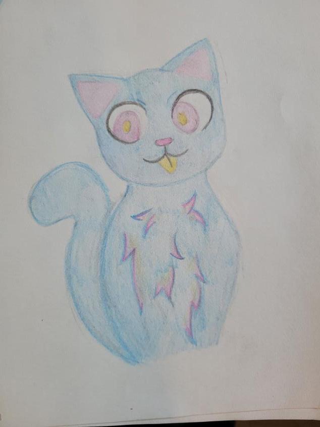 Pastel cat, I gave him to ma cousin for her cat themed birthday