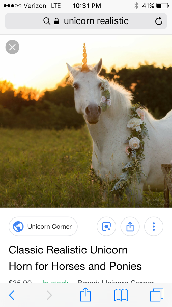 My unicorn is on googlE
