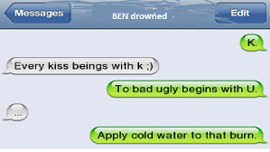 Kaley and BEN's daily conversations.._.