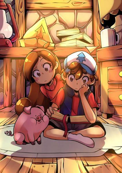 Me Dipper and Waddles
