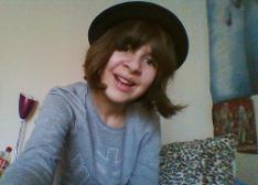 Me in my new hat. :)