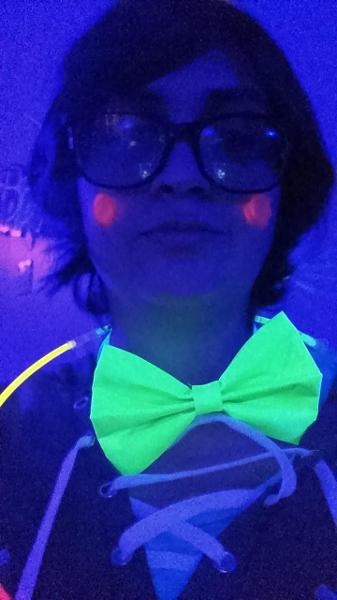 A glow in the dark gay
