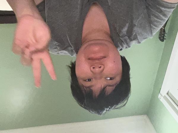 You get a upside down picture of me :))