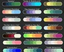 Gimme a colour pallet to do an oc with