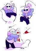 Lol @SapphiretheHedgehog here's a present for you! BittyTale Sans