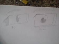 Eyes...Sorry if they're horribly drawn..