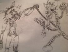 My theory as to how foxy ended up literally "mangled"