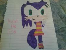 my other oc: Violet the fox