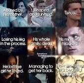 NO ONE can say that Peeta is a weakling.