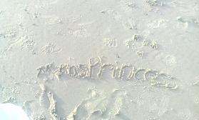 I wrote my username in the sand! ?